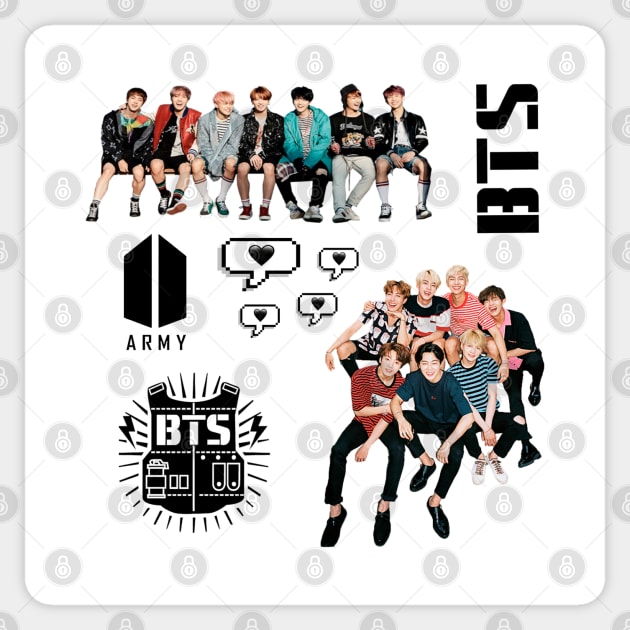 BTS ARMY Sticker by Eshka